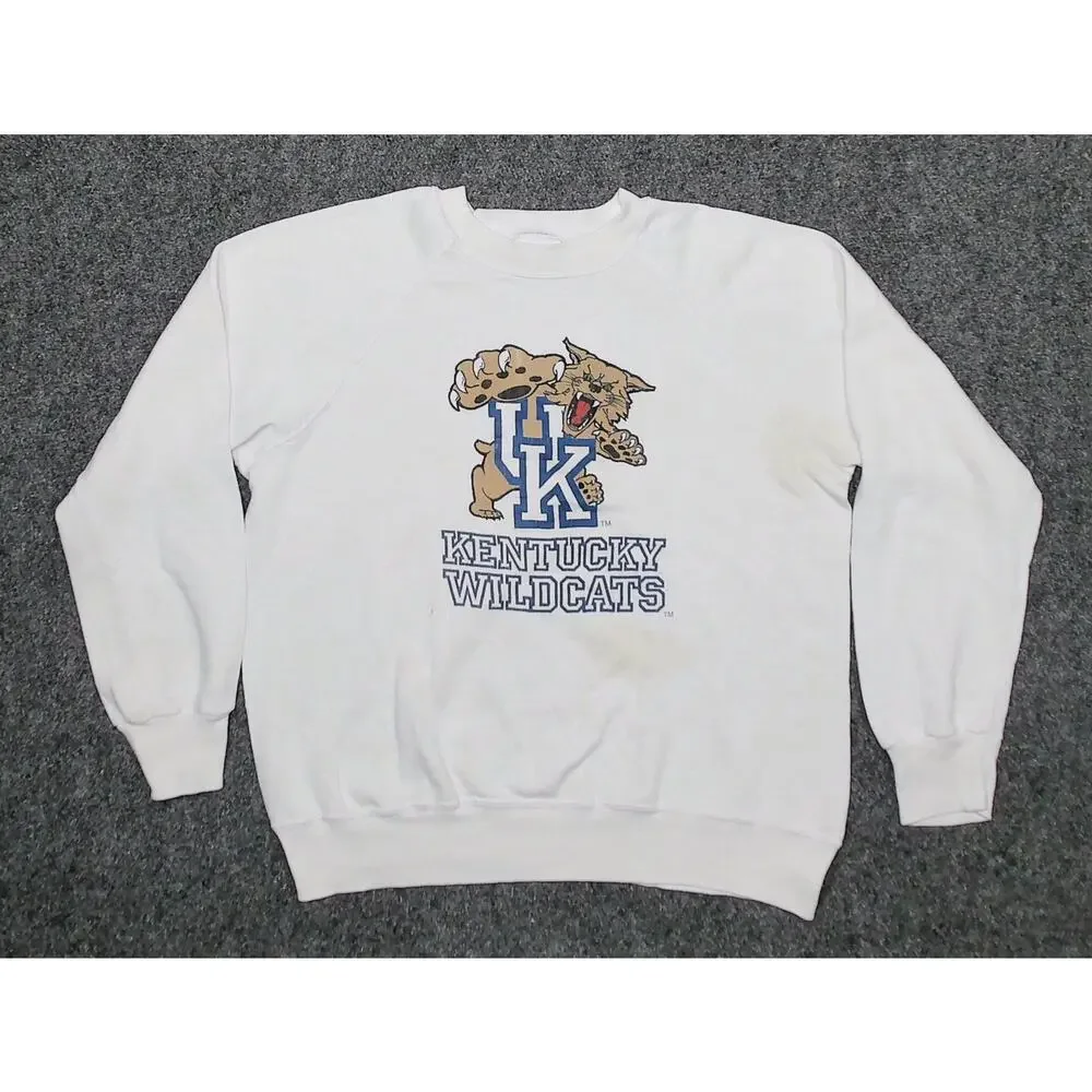Bassett Walker | Vintage 80s Kentucky Wildcats Distressed Boxy Sweatshirt